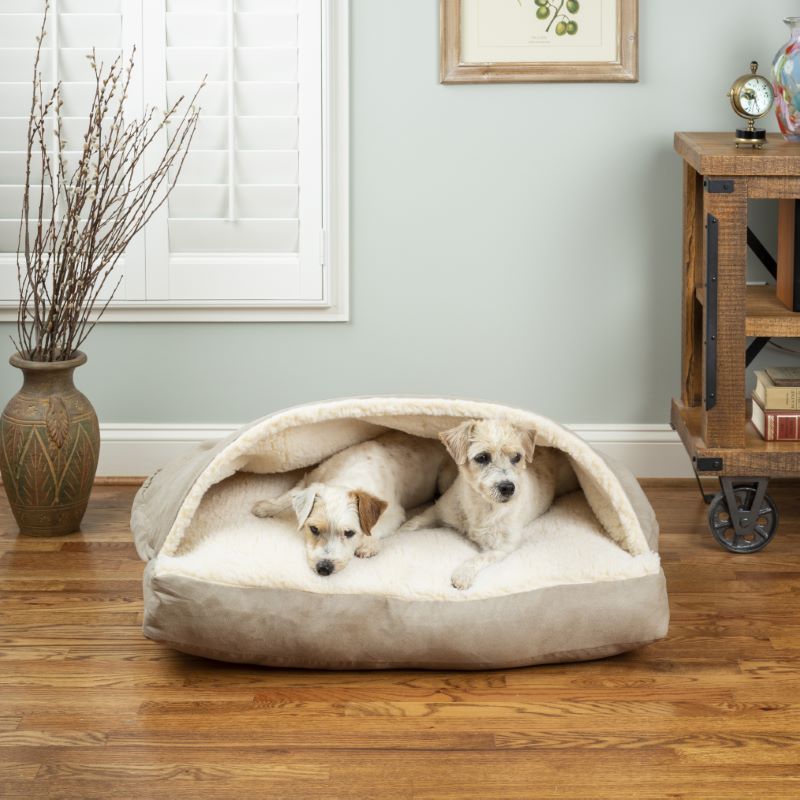 Cozy Cave® Rectangle Dog Bed - Buckskin