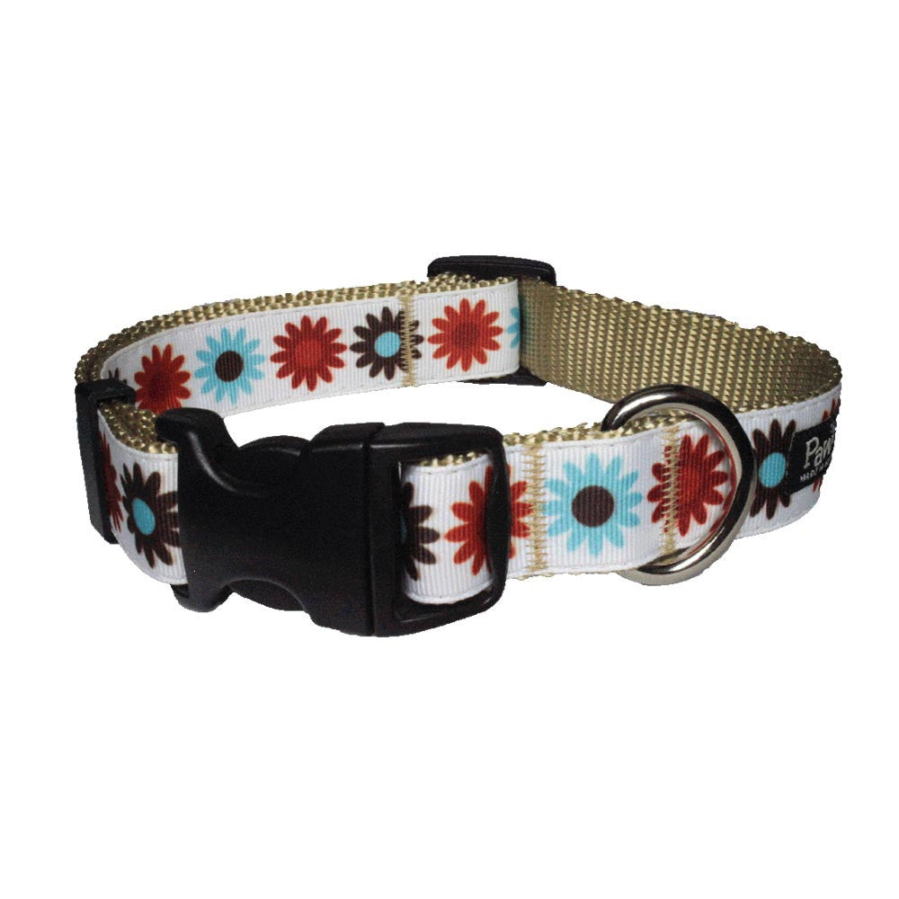 Paw Paws Dog Collar - Hula Flowers