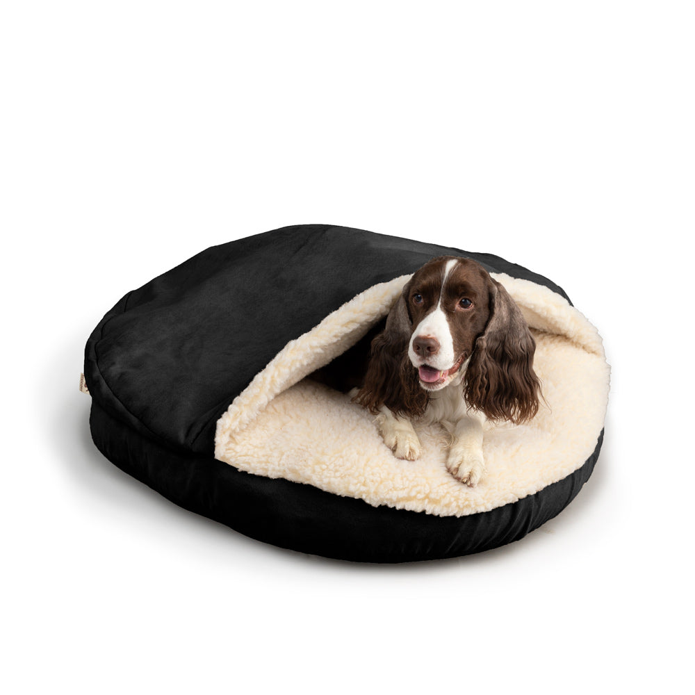 Cozy Cave® Dog Bed - Black