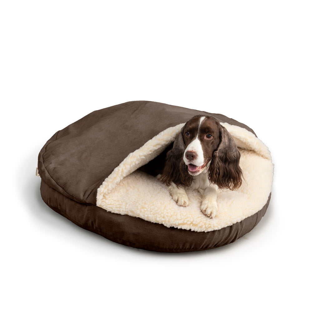 Cozy Cave® Dog Bed - Hot Fudge