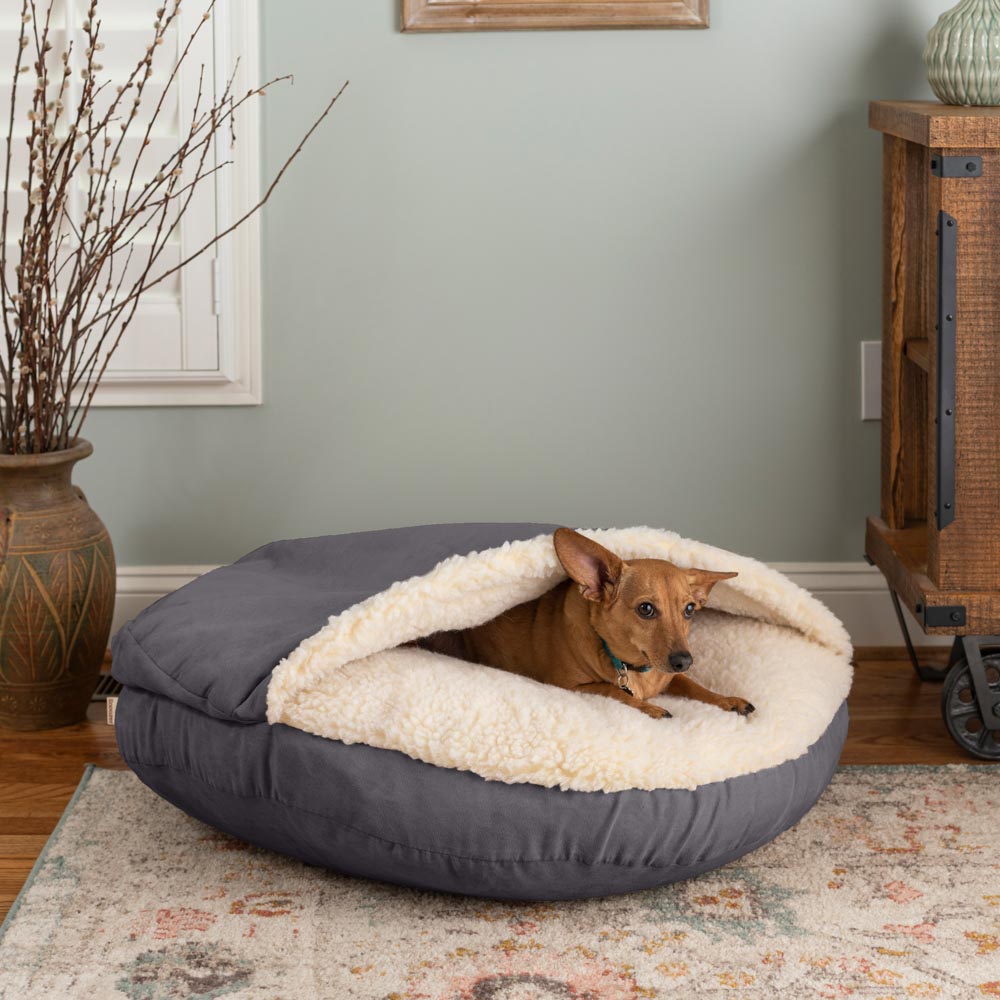 Cozy Cave® Dog Bed - Heather Grey